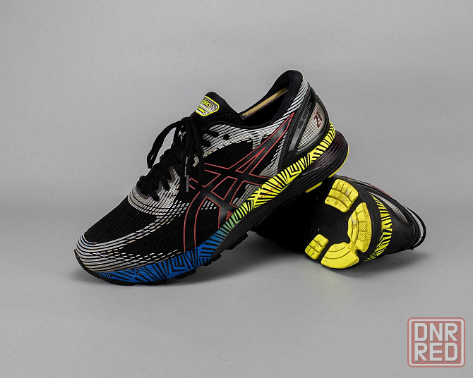 Яркие беговые кроссовки в сетку Asics Gel-Nimbus 21.46 размер Запорожье - изображение 3