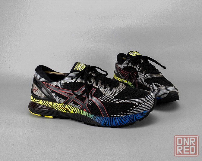 Яркие беговые кроссовки в сетку Asics Gel-Nimbus 21.46 размер Запорожье - изображение 1
