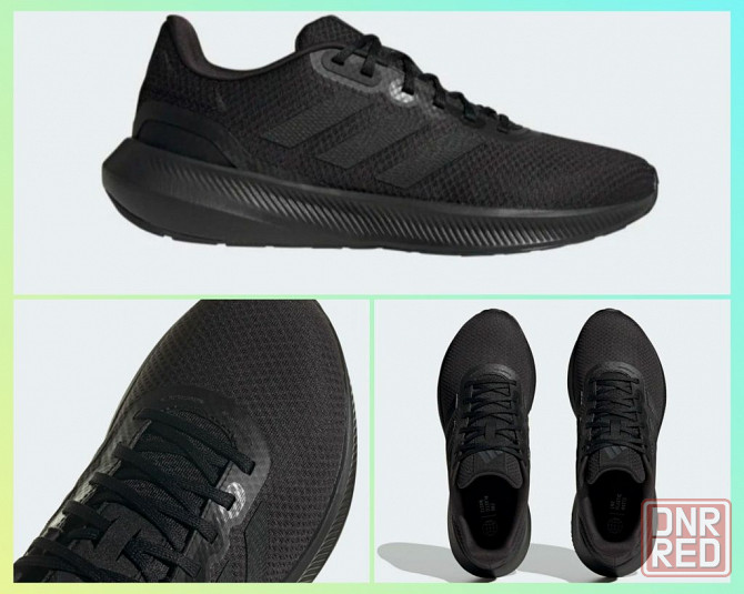 Беговые  кроссовки АДИДАС (ADIDAS RUNFALCON 3.0) чёрный,оригинал Запорожье - изображение 1