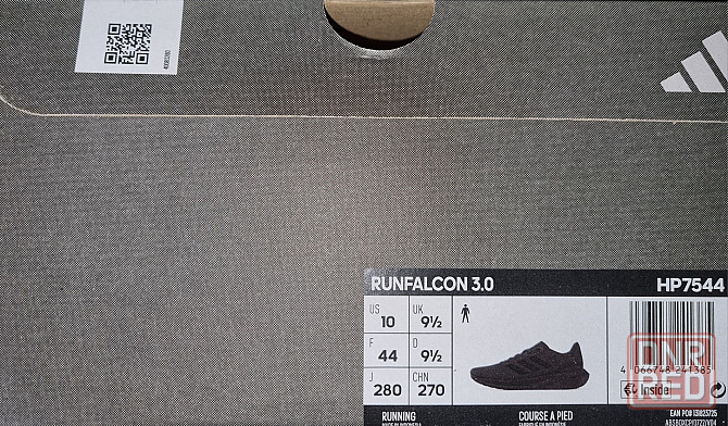 Беговые  кроссовки АДИДАС (ADIDAS RUNFALCON 3.0) чёрный,оригинал Запорожье - изображение 8
