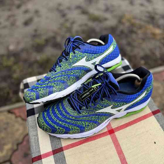 Кроссовки для бега Mizuno Blue/White/Green, 42-42,5 размер, Оригинал Запорожье