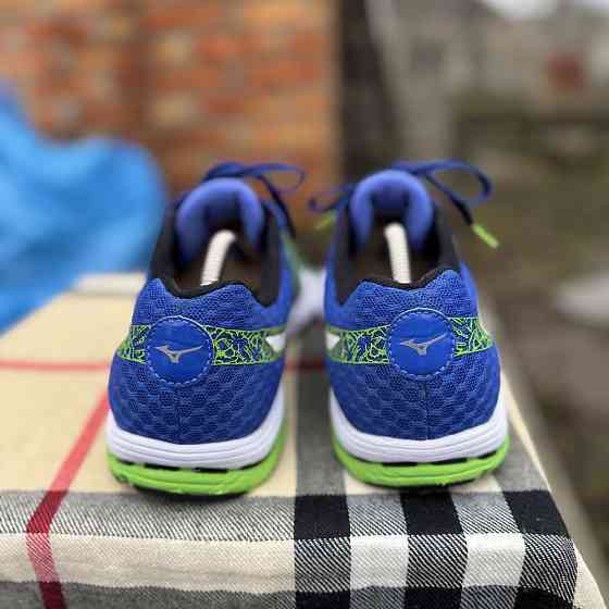 Кроссовки для бега Mizuno Blue/White/Green, 42-42,5 размер, Оригинал Запорожье