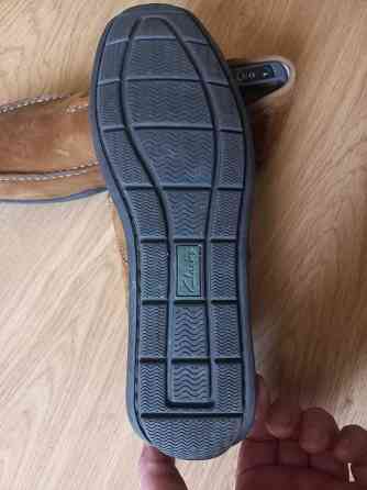 Мужские новые кожаные мокасины Clarks 47 p. Запорожье