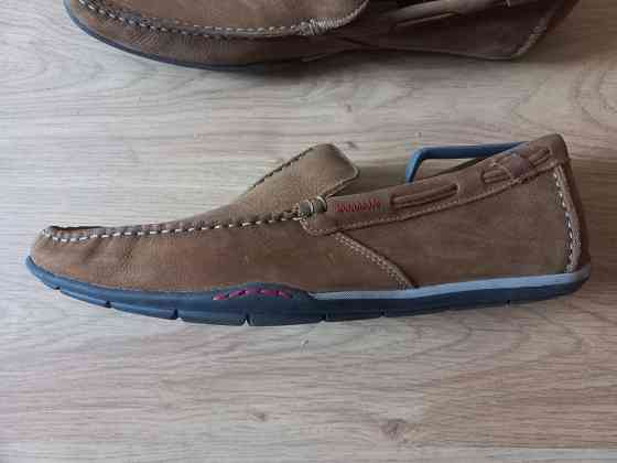 Мужские новые кожаные мокасины Clarks 47 p. Запорожье