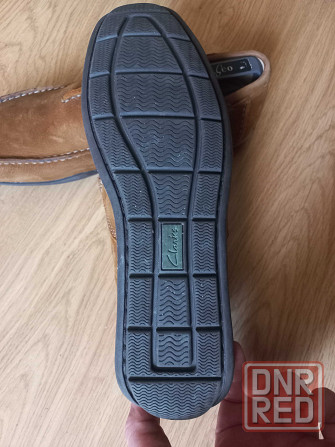 Мужские новые кожаные мокасины Clarks 47 p. Запорожье - изображение 6
