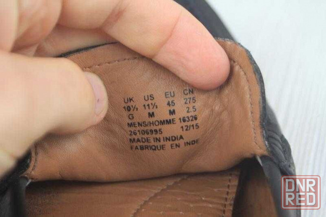 Мокасины Clarks кожа Англия 45р туфли Запорожье - изображение 8