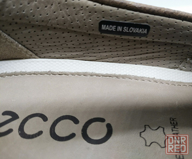 кожаные 26см мокасины слипоны Ecco оригинал Запорожье - изображение 5
