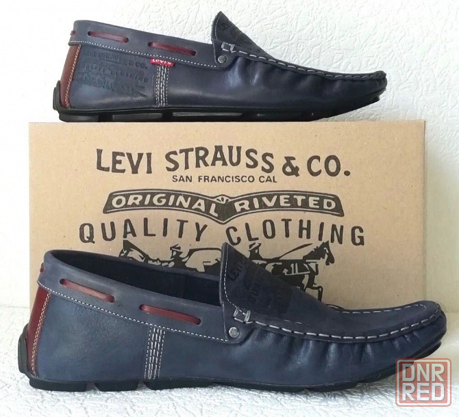 Levi’s мужские мокасины кожа левайс макасины летняя обувь levis левис Запорожье - изображение 7