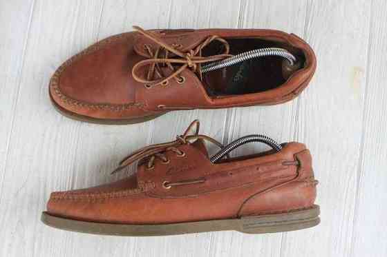 Топсайдеры Clarks кожа Англия 44,5р туфли мокасины Запорожье