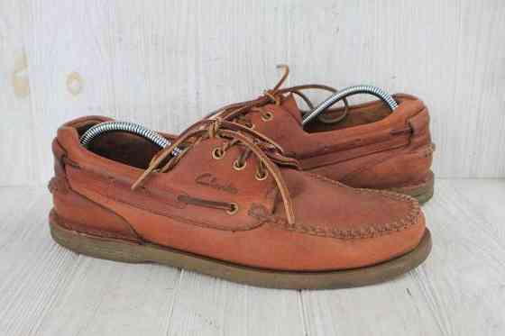 Топсайдеры Clarks кожа Англия 44,5р туфли мокасины Запорожье