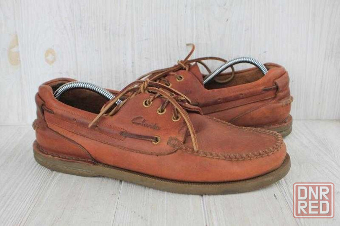 Топсайдеры Clarks кожа Англия 44,5р туфли мокасины Запорожье - изображение 1