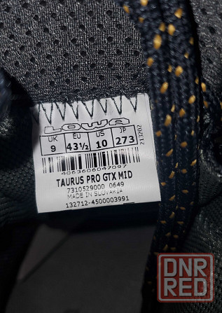 Треккинговые ботинки Lowa Taurus Pro GTX Mid. Оригинал. Р 42,5 Запорожье - изображение 8