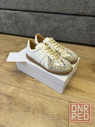 кеды Maison Margiela Gats mm6 painted white с краской balenciaga rick Запорожье - изображение 1