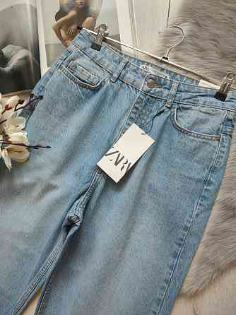 Прямые джинсы с высокой посадкой Zara, 36, 40, 44р, оригинал Запорожье