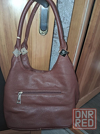 Продам женскую сумку в коричнево-рыжем цвете Запорожье - изображение 3