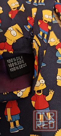 Винтажный галстук Bart Simpson, оригинал. Запорожье - изображение 8