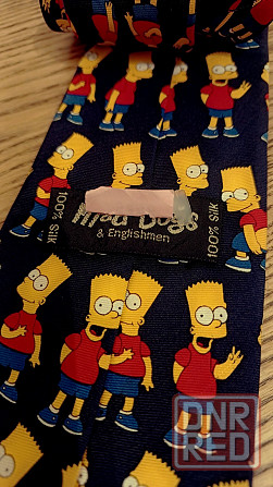 Винтажный галстук Bart Simpson, оригинал. Запорожье - изображение 6