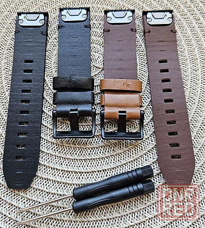 Кожаный ремешок garmin fenix forerunner Запорожье - изображение 5