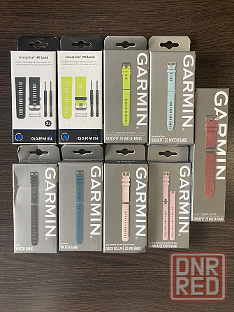 Оригинальный ремешок Garmin QuickFit 20, 22, 26 Силикон, Кожа, Метал Запорожье - изображение 1