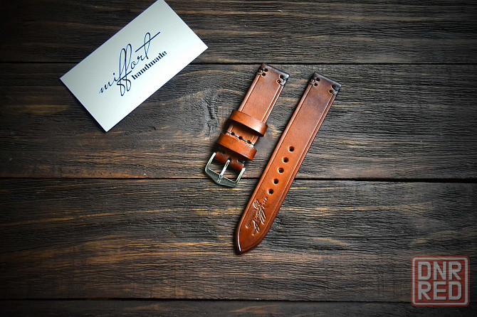 Кожаный ремешок для часов, hand made. Днепр Запорожье - изображение 5