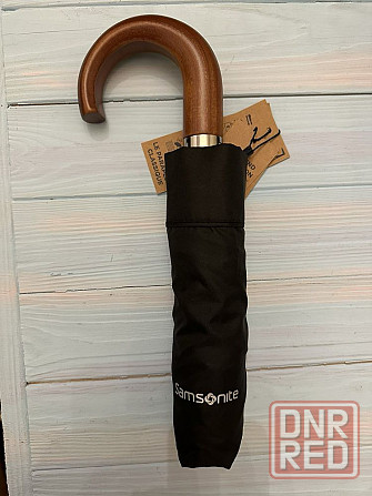 Зонт Samsonite Wood Classic Umbrella black Запорожье - изображение 1