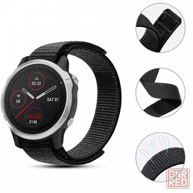 Нейлоновый ремешок для часов Garmin 20мм, 22мм, 26мм Запорожье - изображение 3