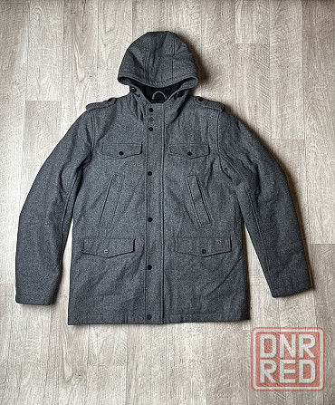 Пальто Guess размер L оригинал merino wool мужская шерстяная куртка Запорожье - изображение 1