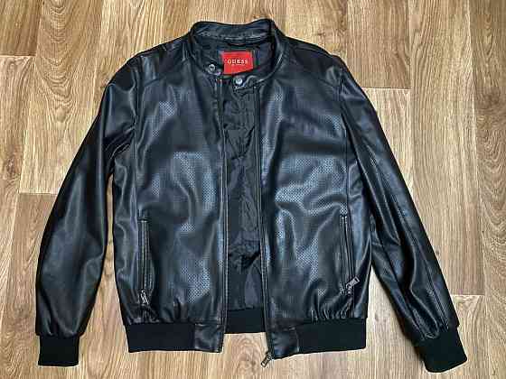 Мужская черная перфорированная куртка Guess Запорожье