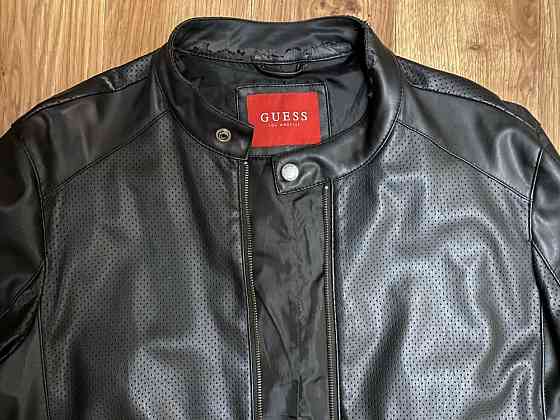 Мужская черная перфорированная куртка Guess Запорожье