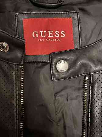 Мужская черная перфорированная куртка Guess Запорожье