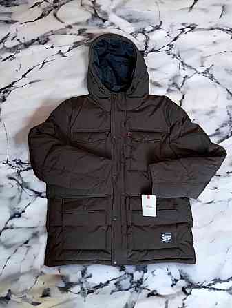 XXL 2XL 44 52 Levis парка пуховик куртка коричневая 2хл ххл мужская Запорожье