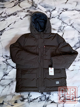 XXL 2XL 44 52 Levis парка пуховик куртка коричневая 2хл ххл мужская Запорожье - изображение 1