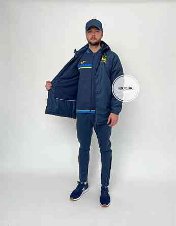 Куртка-анорак сборной Украины Joma темно-сине-желтая Запорожье