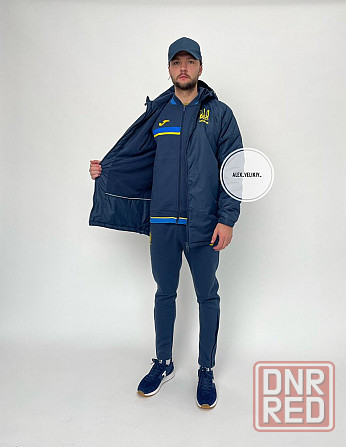 Куртка-анорак сборной Украины Joma темно-сине-желтая Запорожье - изображение 2