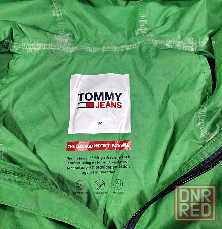 Анорак Tommy Hilfiger Jeans ветровка куртка с капюшоном Запорожье - изображение 7