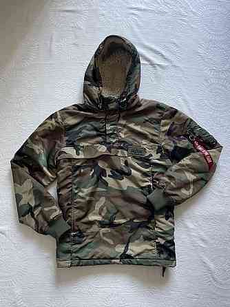 Alpha Industries HPO Anorak Camo Утепленная Куртка Анорак Бомбер Весна Запорожье