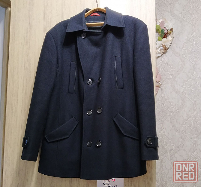Продам мужское шерстяное черное пальто Запорожье - изображение 1