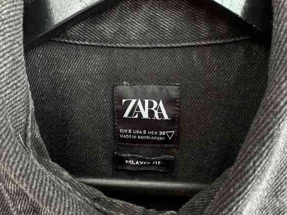 Zara оригинал мужская джинсовая рубашка джинсовка овершот размер S БУ Запорожье