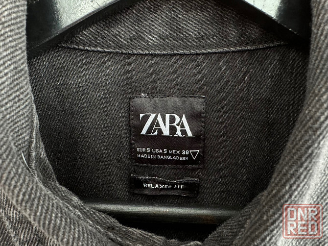 Zara оригинал мужская джинсовая рубашка джинсовка овершот размер S БУ Запорожье - изображение 1