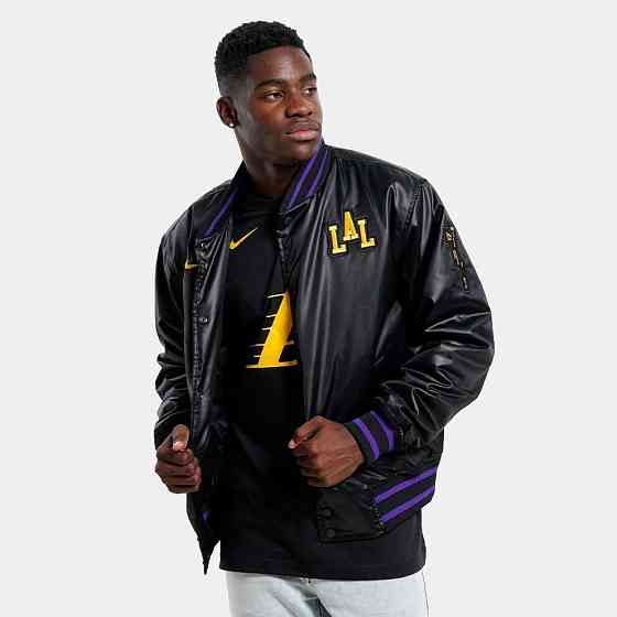 Бомбер Nike NBA LA Lakers City Edition Jacket (M) ОРИГИНАЛ Запорожье