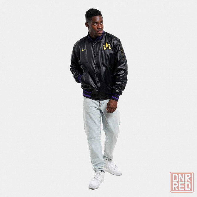 Бомбер Nike NBA LA Lakers City Edition Jacket (M) ОРИГИНАЛ Запорожье - изображение 5