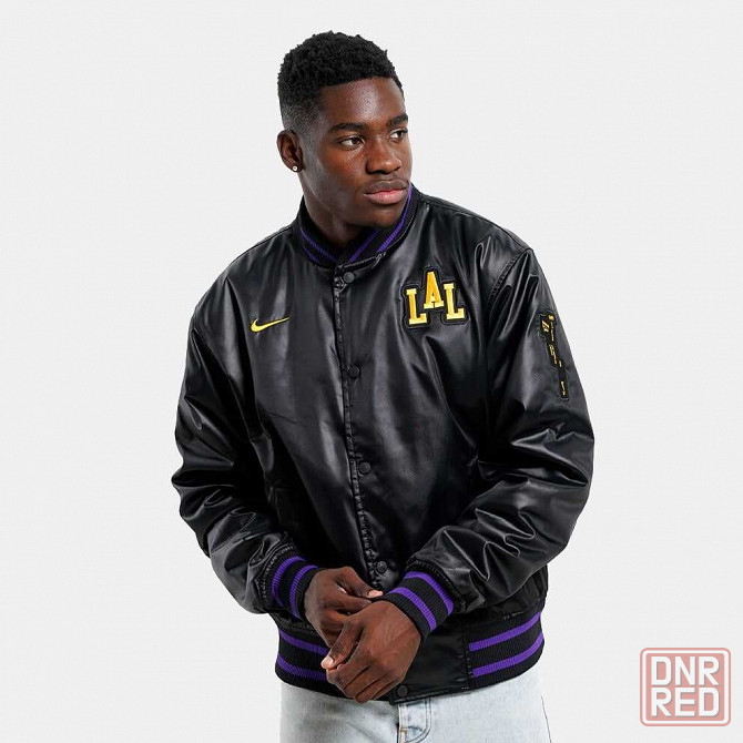 Бомбер Nike NBA LA Lakers City Edition Jacket (M) ОРИГИНАЛ Запорожье - изображение 1