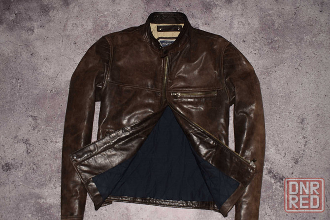 Tommy Hilfiger Leather Bomber Vintage (Мужская Кожаная Куртка Бомбер ) Запорожье - изображение 4