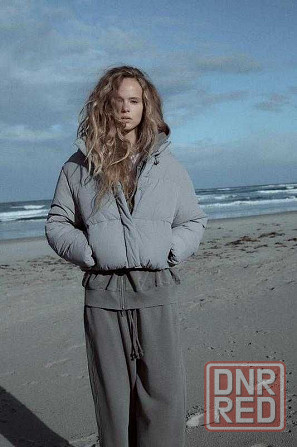 Куртка анорак серый Zara Запорожье - изображение 2