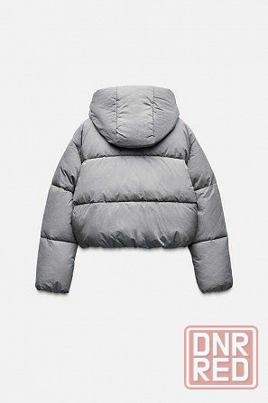 Куртка анорак серый Zara Запорожье - изображение 4