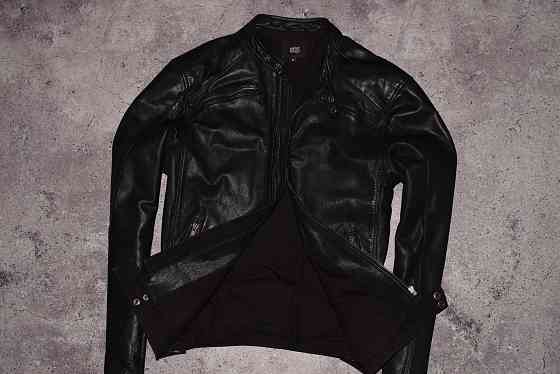 Yes or No Diesel Leather Bomber Jacket (Мужская Кожаная Куртка Бомбер Запорожье