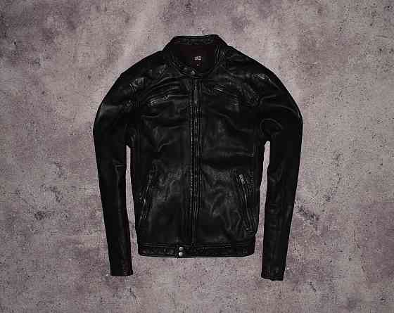 Yes or No Diesel Leather Bomber Jacket (Мужская Кожаная Куртка Бомбер Запорожье