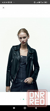 Кожаная куртка zara Запорожье - изображение 2
