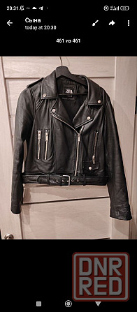Кожаная куртка zara Запорожье - изображение 6