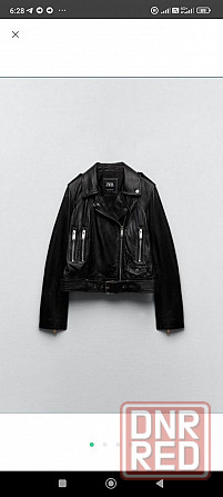 Кожаная куртка zara Запорожье - изображение 1